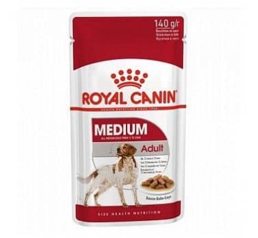 Royal Canin Medium Adult пауч для взрослых собак средних пород (соус) 140 г